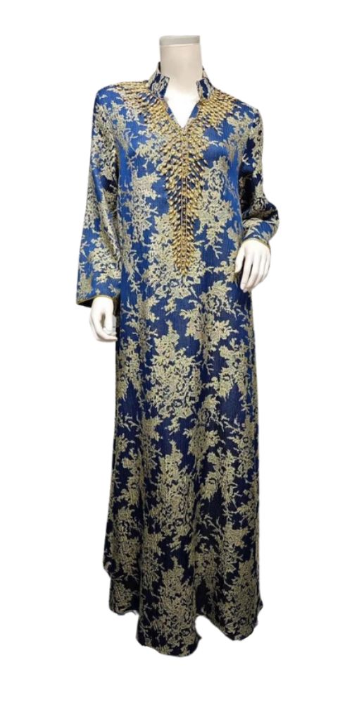 
                      
                        Beaded Evening Elegance Abaya Blue
                      
                    