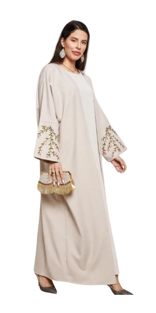 Chiffon Kimono Beige