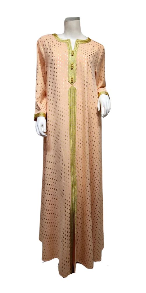 
                      
                        Dots Long Sleeve Abaya Apricot
                      
                    