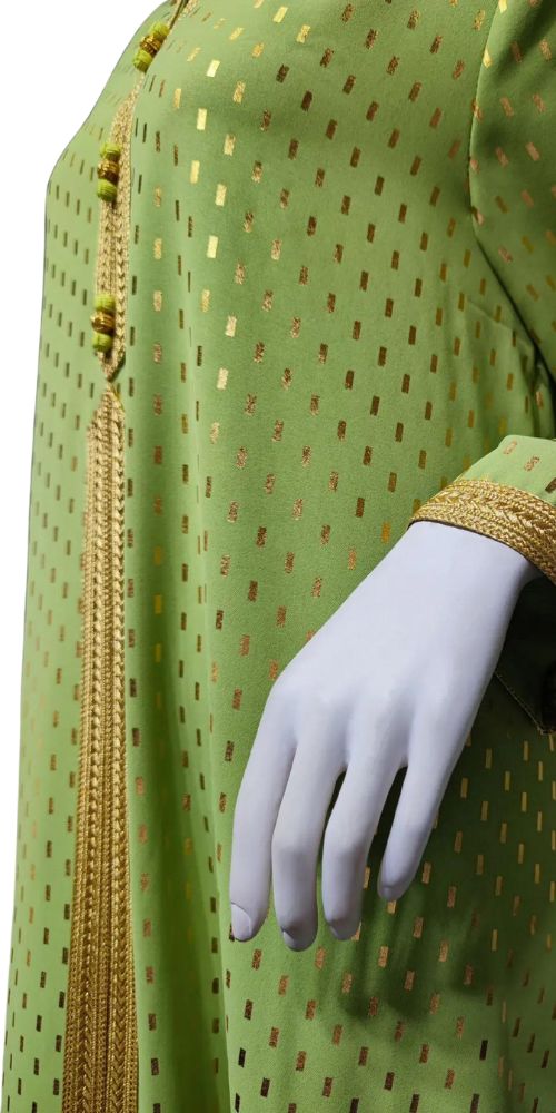 
                      
                        Dots Long Sleeve Abaya Green
                      
                    