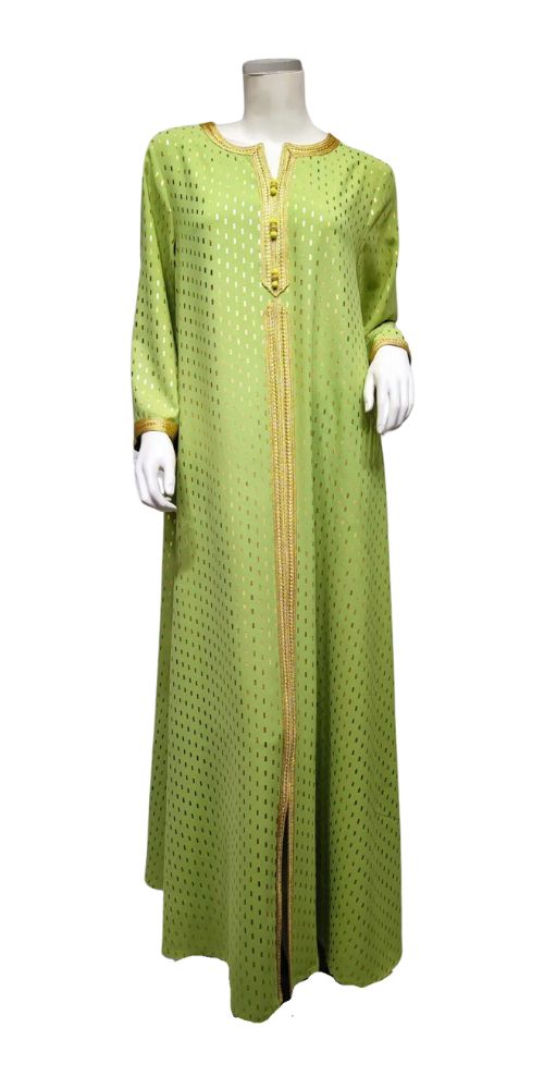 
                      
                        Dots Long Sleeve Abaya Green
                      
                    