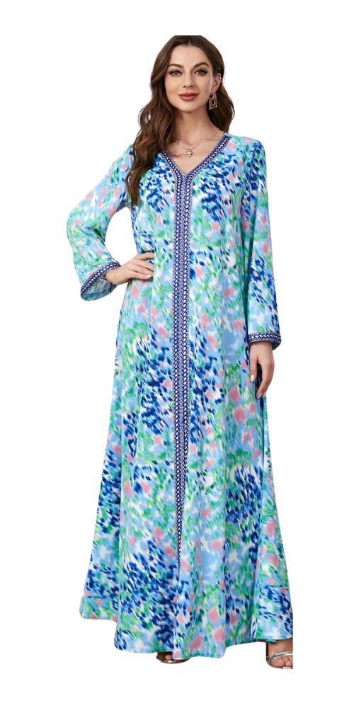 
                      
                        Eid Print Jalabiya Blue
                      
                    