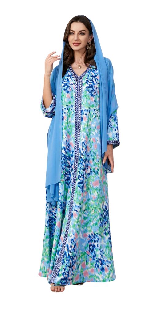 
                      
                        Eid Print Jalabiya Blue
                      
                    