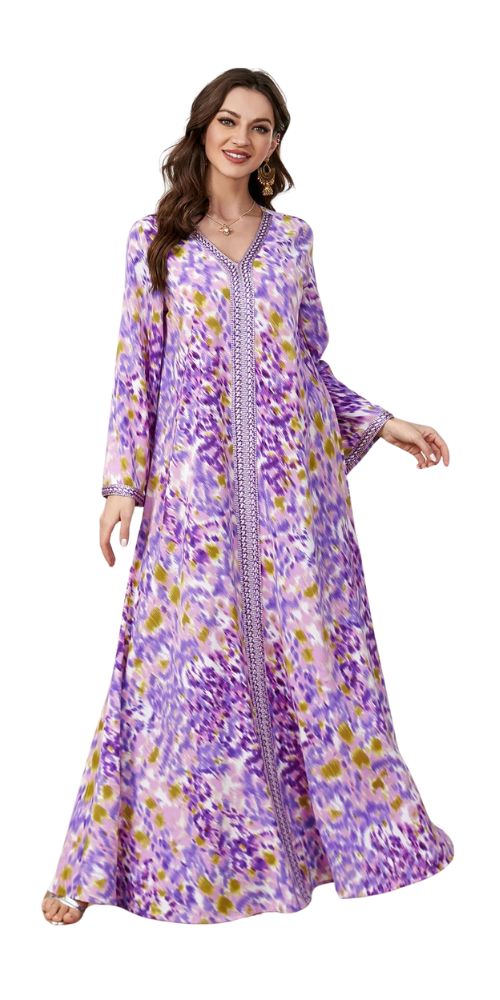 
                      
                        Eid Print Jalabiya Purple
                      
                    