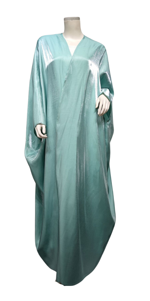 
                      
                        Elegant Bat Sleeve Abaya Light Green
                      
                    