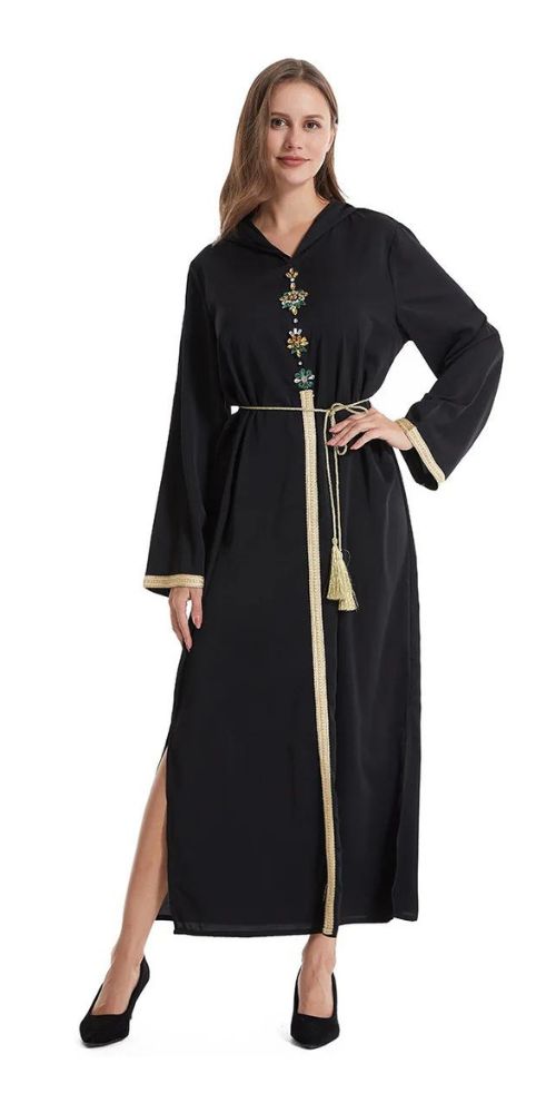 
                      
                        Hooded Abaya Black
                      
                    