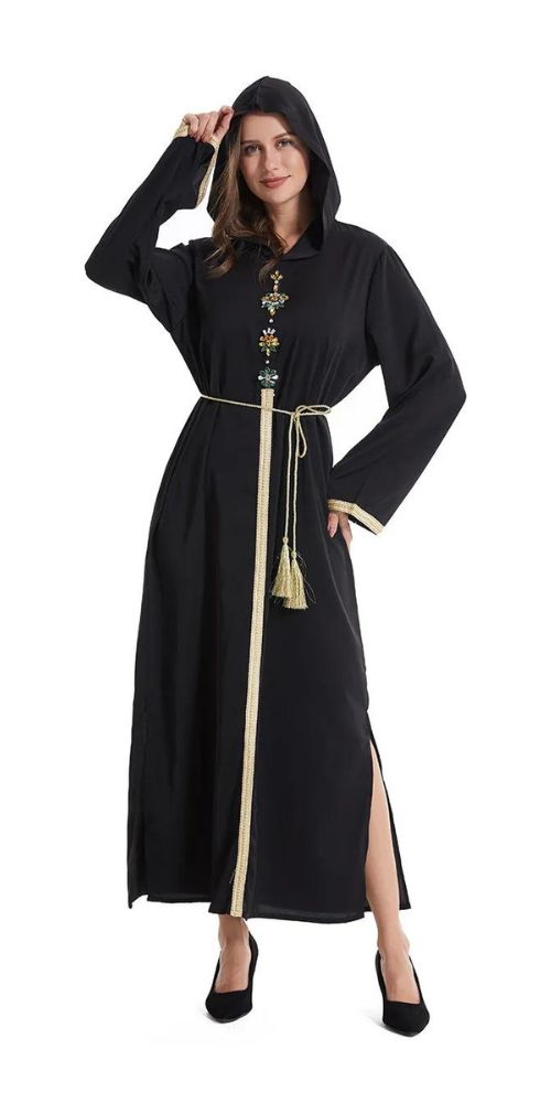 
                      
                        Hooded Abaya Black
                      
                    