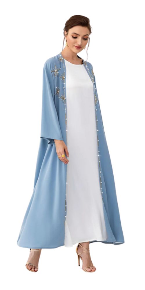 
                      
                        Ramadan Rhinestone Kimono Abaya
                      
                    